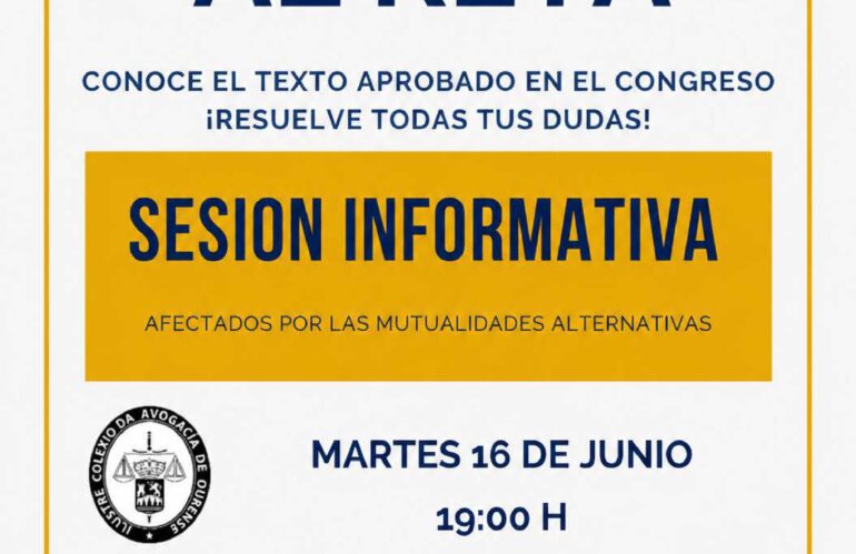 El ICA Ourense convoca una sesión informativa sobre la Pasarela al RETA